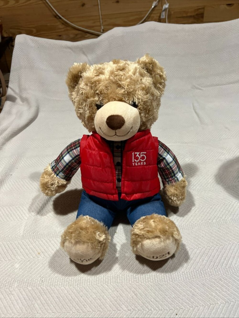 Joyland 2023 Belkie Christmas Bear Belk Store Plush Teddy Bear 135 Years Edition